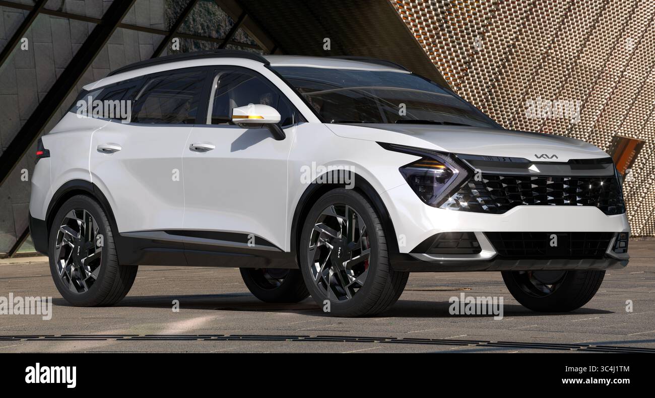 Kia Sportage – ein beliebter SUV weltweit Stockfoto