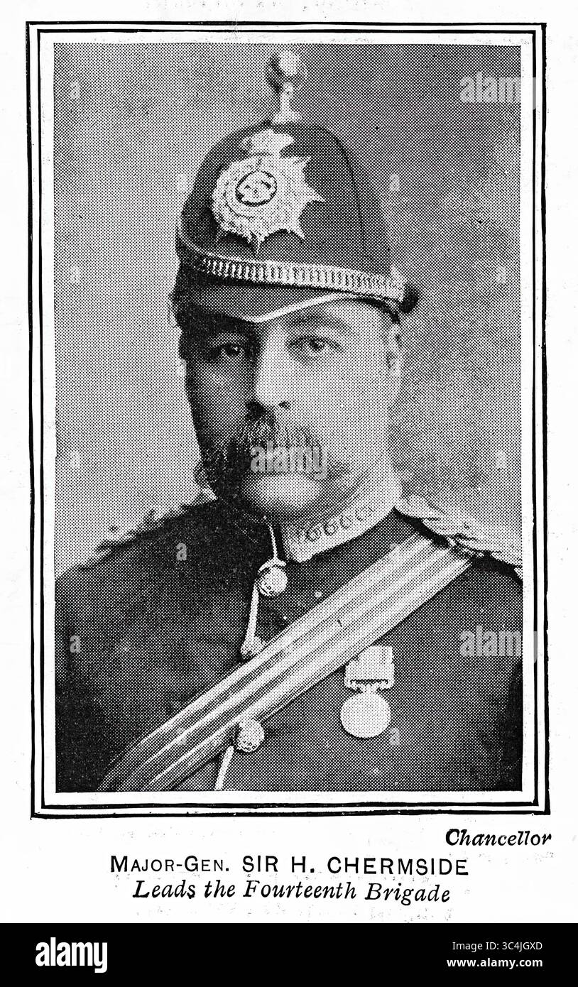 General Sir Herbert Charles Chermside Offizier in der britischen Armee während des Zweiten burenkrieges Stockfoto