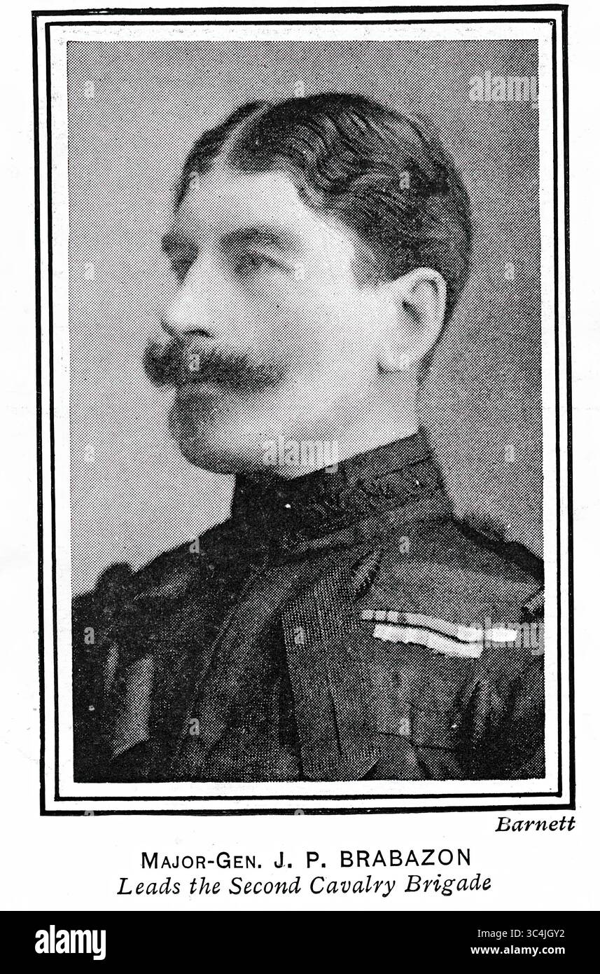 General John Palmer Brabazon, Offizier der britischen Armee während des Zweiten burenkrieges Stockfoto