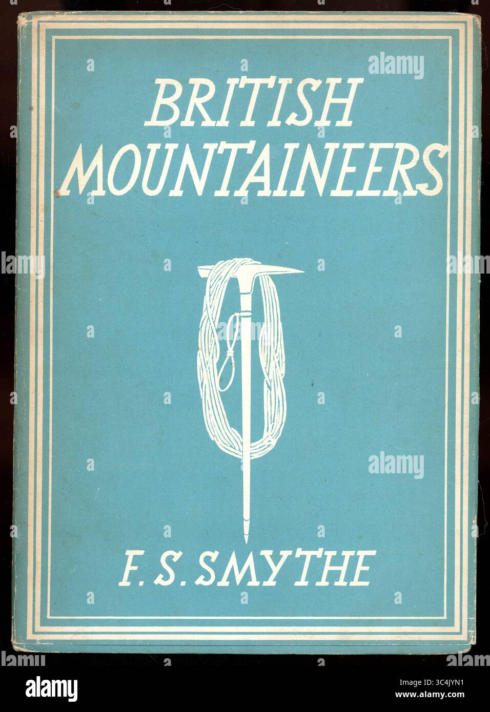 Vintage 1940er gebundenes Buch, Fronteinband mit Schutzumschlag, 'British Mountaineers' von F. S. Smythe, Erstausgabe, veröffentlicht 1942, London, England, GROSSBRITANNIEN Stockfoto