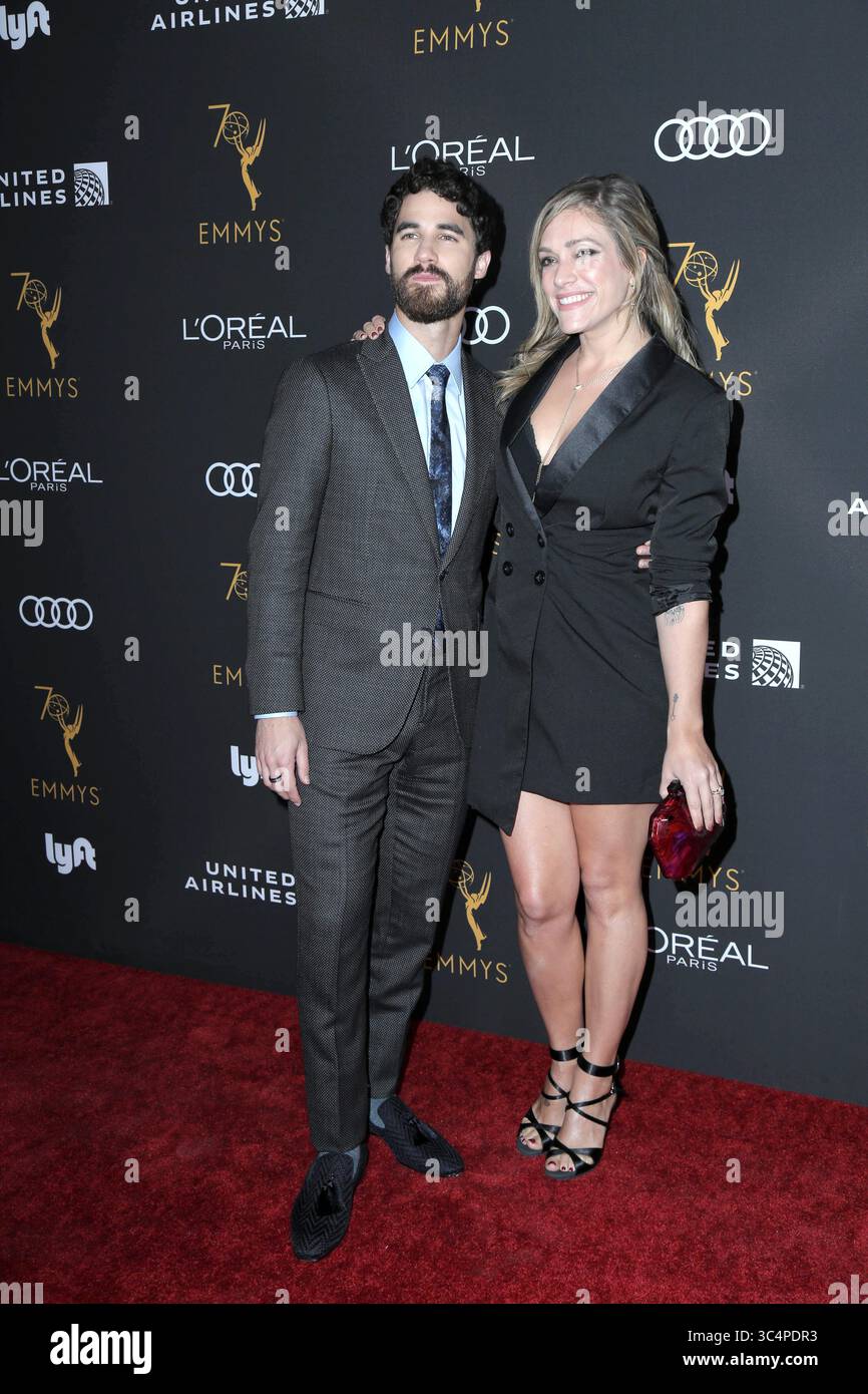 15. September 2018 - Beverly Hills, CA, USA - LOS ANGELES - 15. SEP: Darren Criss, Mia Swier von der Fernsehakademie ehrt Emmy nominierte Darsteller am 15. September 2018 in Beverly Hills, CA (Credit Image: © Kathy Hutchins via ZUMA Wire) Stockfoto 15. September 2018 - Beverly Hills, CA, USA - LOS ANGELES - 15. SEP: Darren Criss, Mia Swier von der Fernsehakademie ehrt Emmy nominierte Darsteller am 15. September 2018 in Beverly Hills, CA (Credit Image: © Kathy Hutchins via ZUMA Wire) Stockfoto