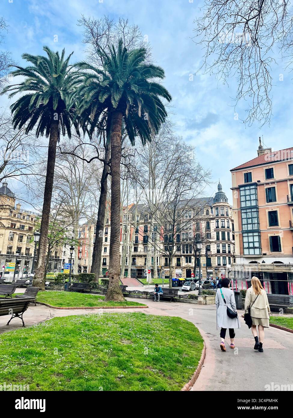 City Park, Bilbao Stockfoto