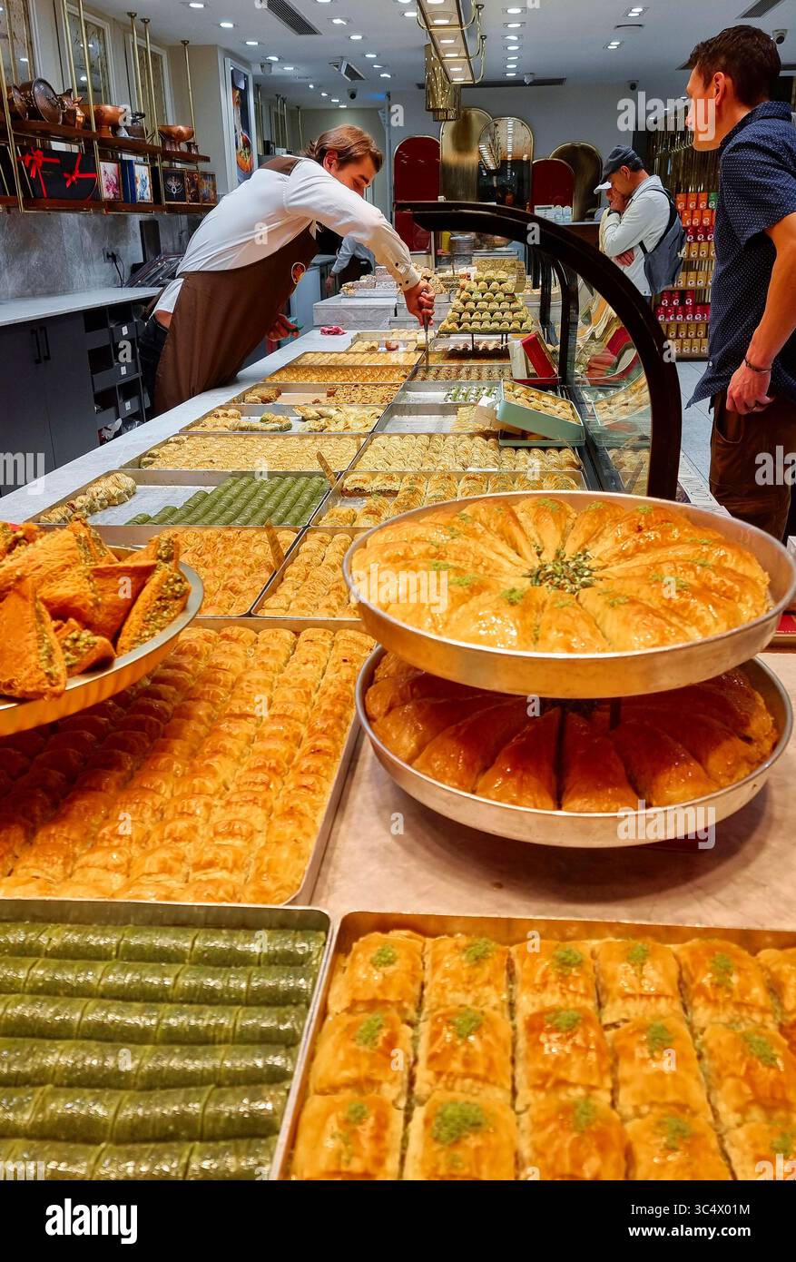 Traditionelle Süßigkeiten in Istanbul Stockfoto