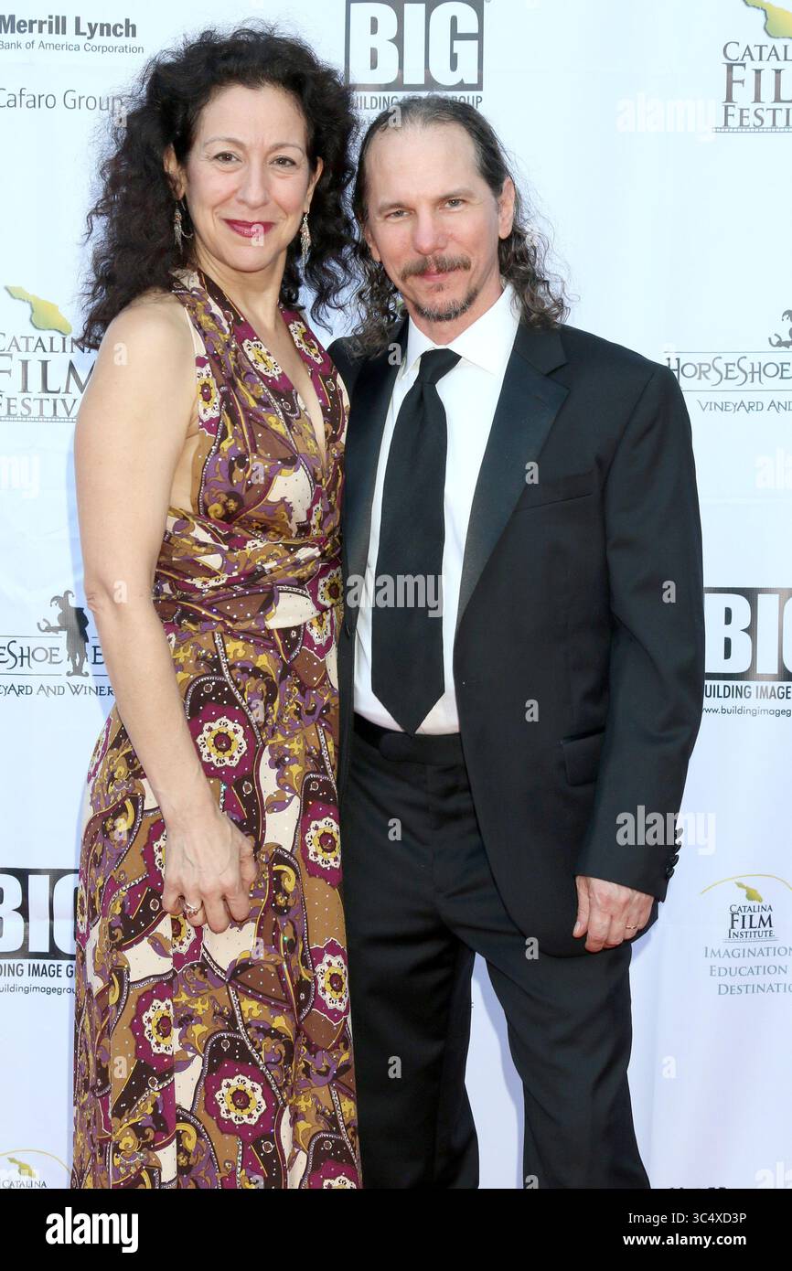 29. September 2018 - Avalon, CA, USA - AVALON - 29. SEP: Christine Verleny, Walter Brandes beim Catalina Film Festival - Samstag Roter Teppich im Casino am 29. September 2018 in Avalon, CA (Bild: © Kathy Hutchins Via ZUMA Wire) Stockfoto