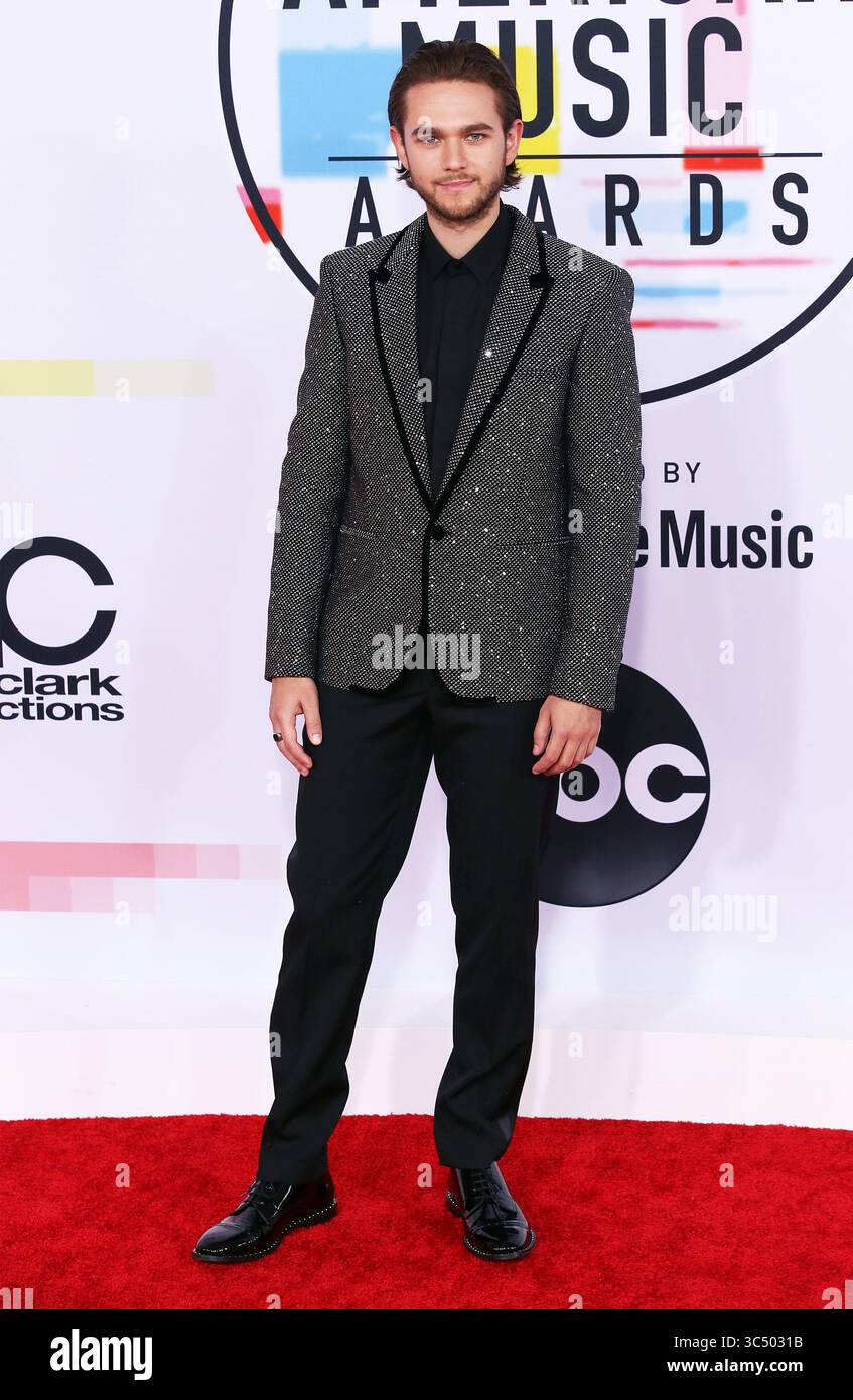 9. Oktober 2018 – Los Angeles, Kalifornien, USA – Zedd während der American Music Awards 2018 im Microsoft Theater am Dienstag, 9. Oktober 2018 in Los Angeles, Kalifornien. (Bild: © Prensa Internacional Via ZUMA Wire) Stockfoto