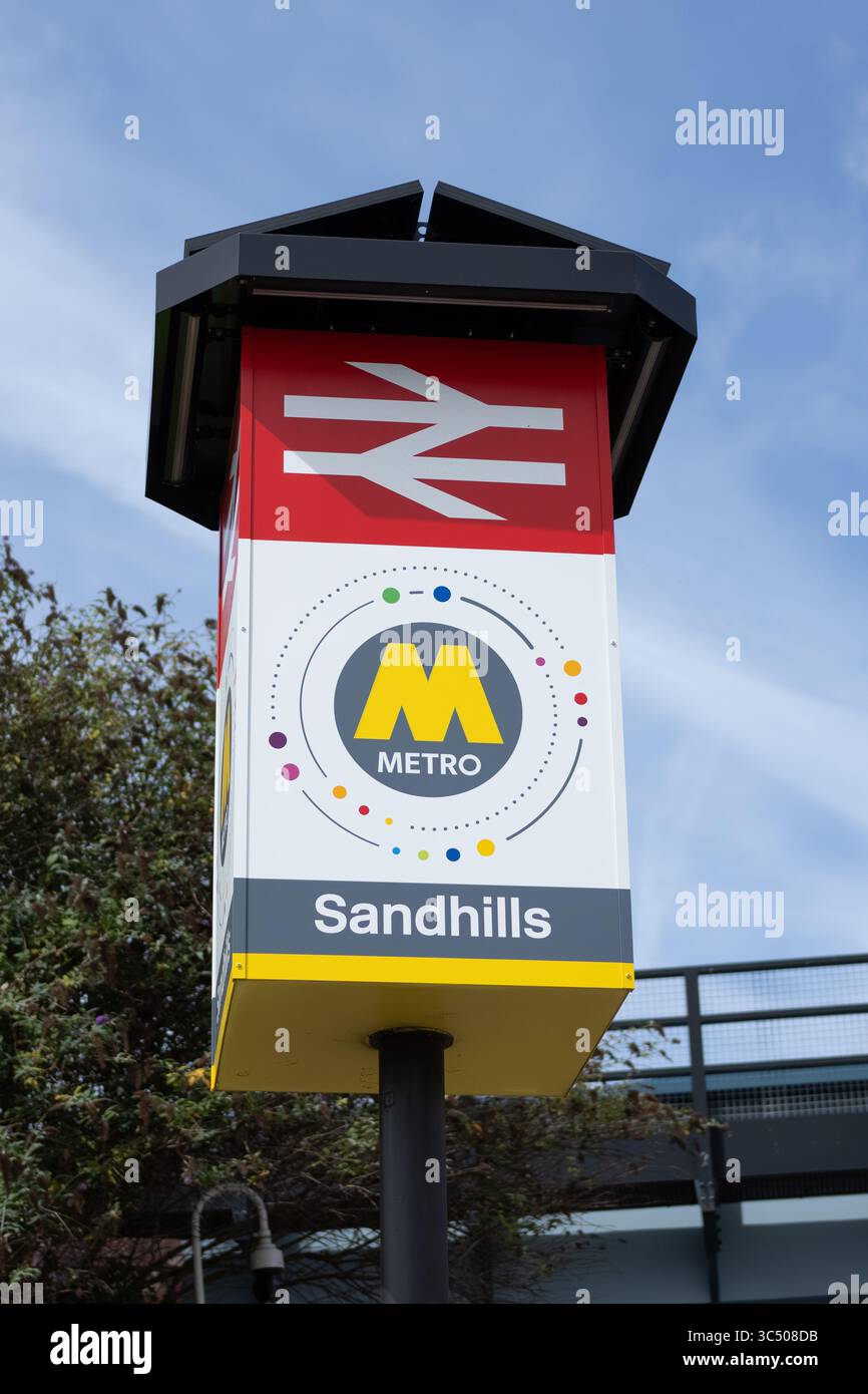 Sandhills Bahnhof Liverpool UK Stockfoto