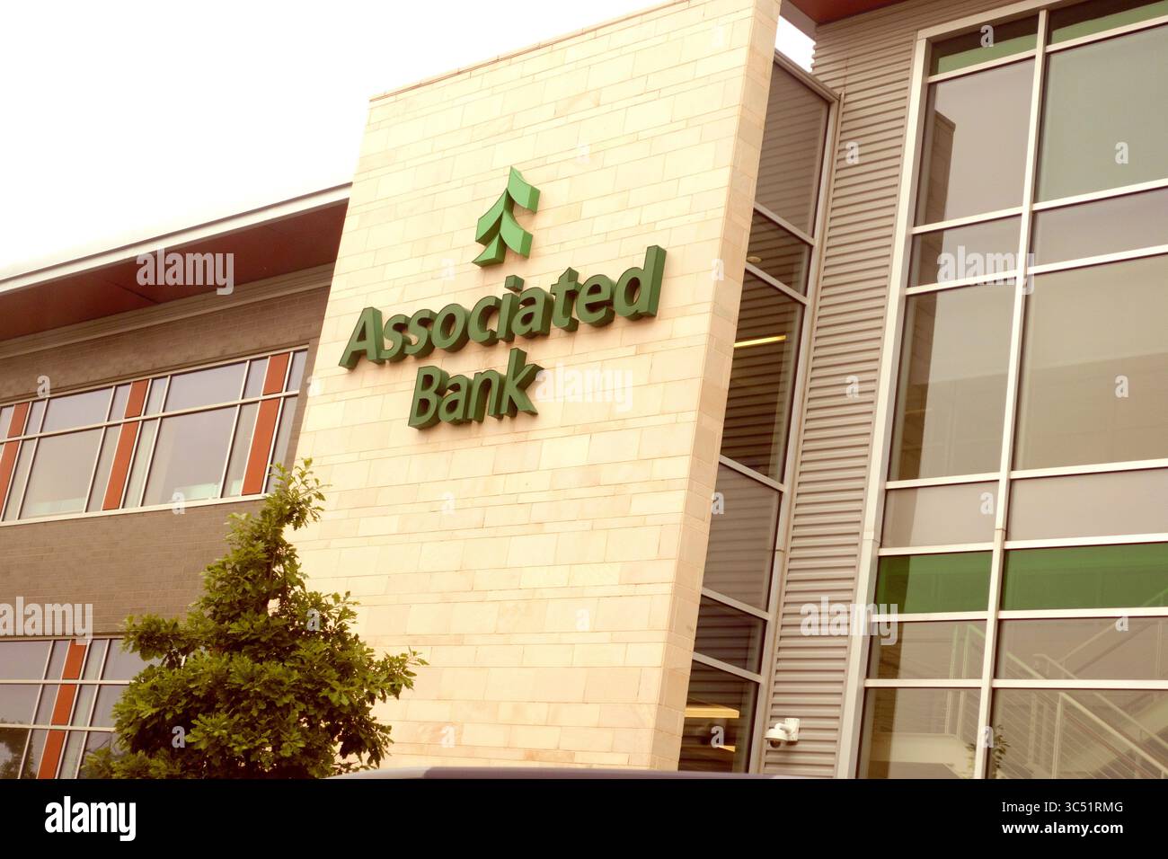 Das neue Associated Bank Gebäude in der Nähe der University und Snelling Avenues, St Paul Minnesota MN USA Stockfoto