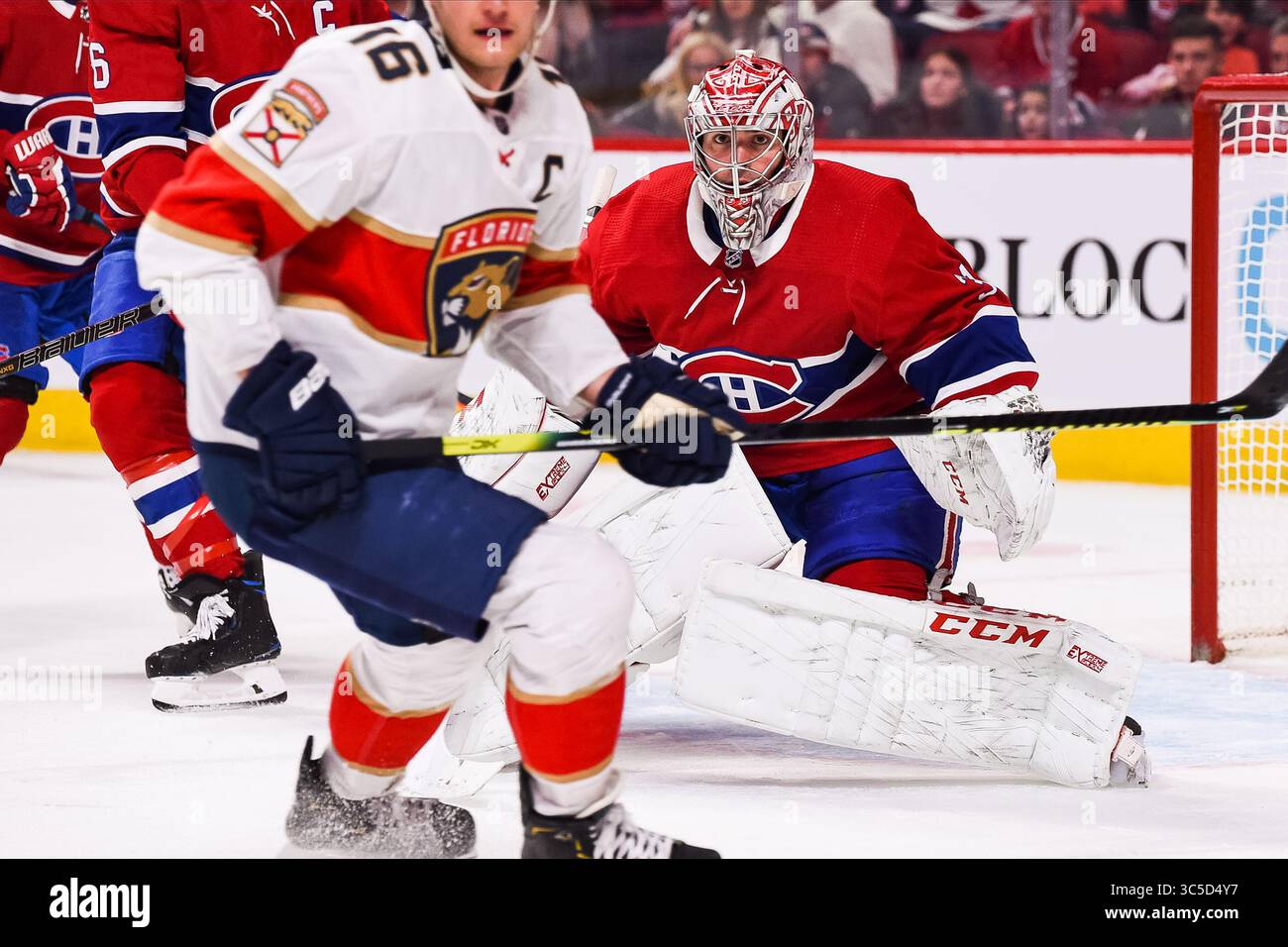 1. Februar 2020: Montreal Canadiens Torwart Carey Price (31) verfolgt das Spiel während des Spiels der Florida Panthers bei Montreal Canadiens im Bell Centre in Montreal, Quebec. David Kirouac/CSM(Credit Image: &Copy; David Kirouac/CSM via ZUMA Wire) Stockfoto