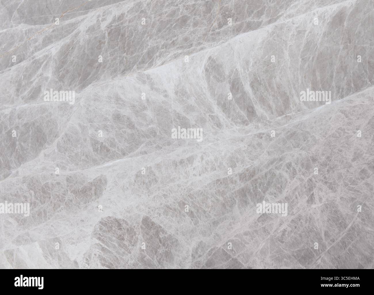 Grauer Kalksteinmarmor Texturhintergrund mit natürlicher italienischer Platte Stockfoto