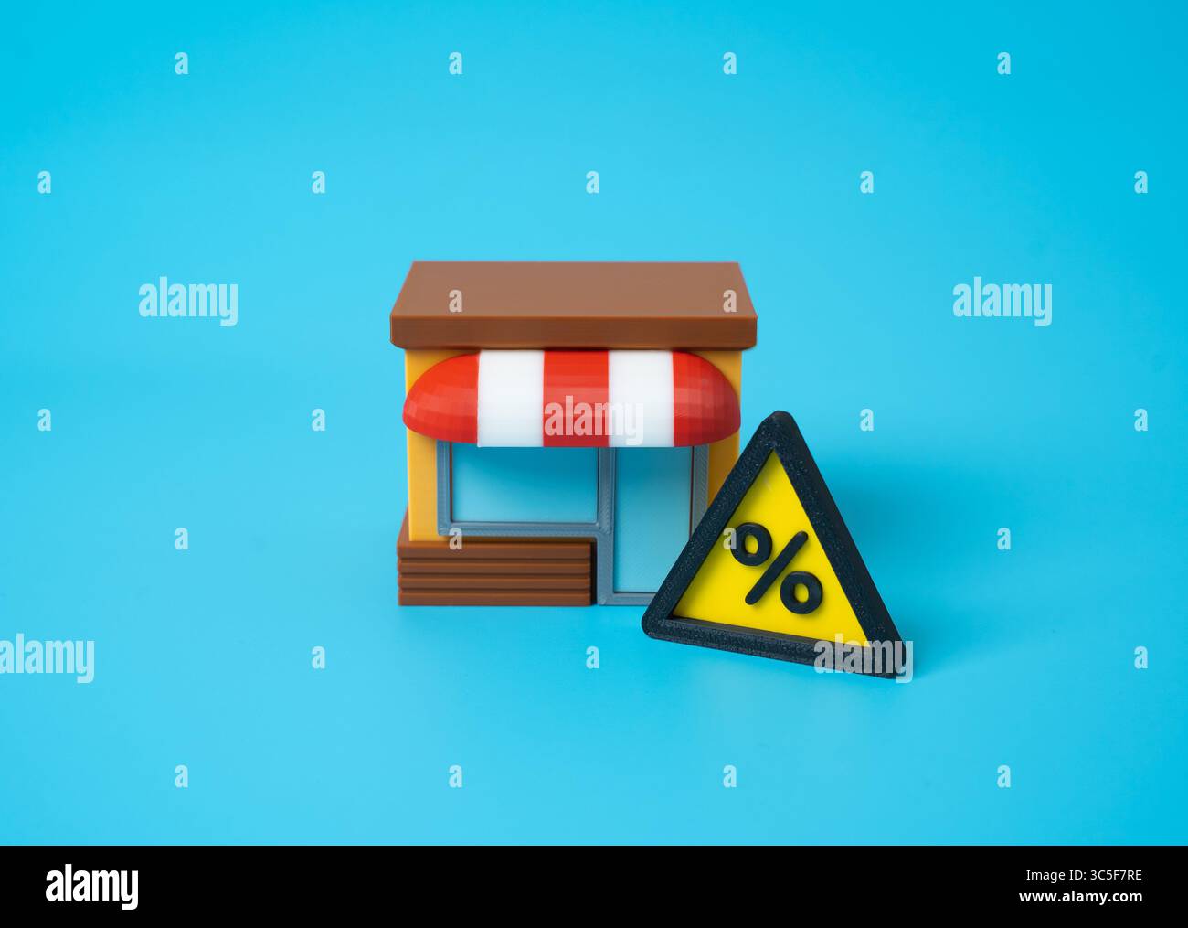 Hohe Steuern für Unternehmen. Schuldenlast. Druck auf die Gehaltsabrechnung. Verspätete Zahlungen. Steigende Betriebskosten. Geringere Wettbewerbsfähigkeit. Dringende politische Reform Stockfoto