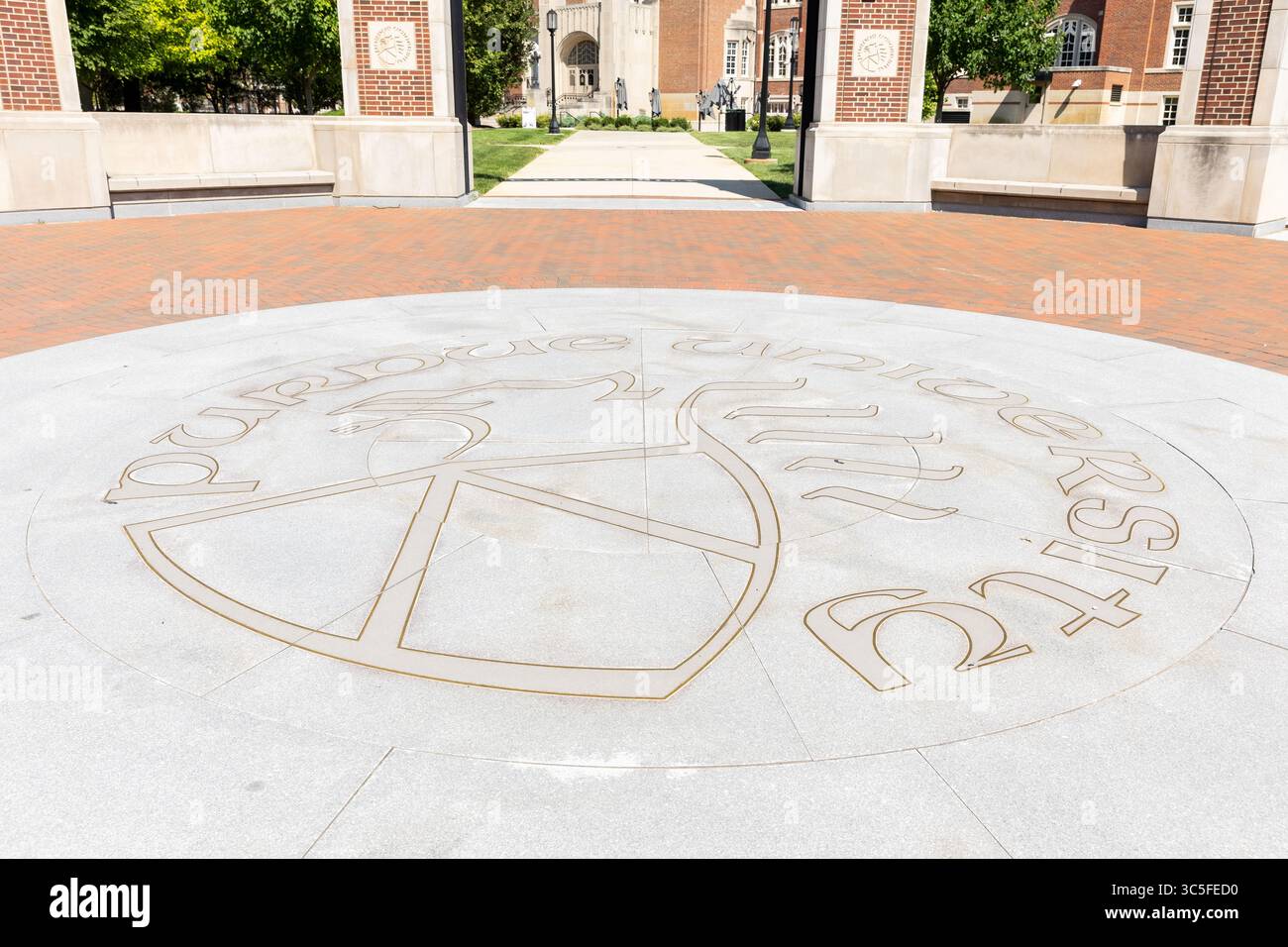 Die Purdue University ist eine öffentliche Forschungsuniversität, die 1869 gegründet wurde und für ihre Ingenieurwissenschaften, Technologie, Wissenschaft und Mathematik bekannt ist. Stockfoto