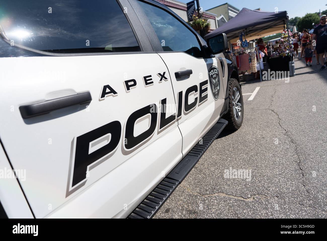 APEX North Carolina NC Police Department Truck Car Vehicle Wake County NC Stockfoto