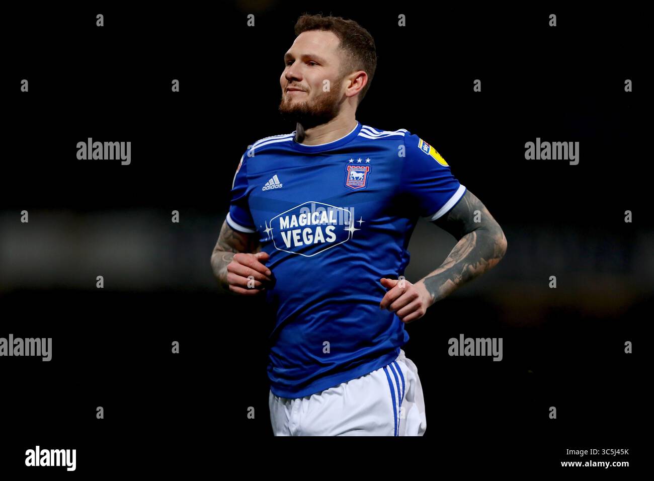 25. Januar 2020, Ipswich, Vereinigtes Königreich: James Norwood aus Ipswich Town wird während des Spiels der Sky Bet League One zwischen Ipswich Town und Lincoln City an der Portman Road gesehen. (Credit Image: © Richard Calver/SOPA Images via ZUMA Wire) Stockfoto