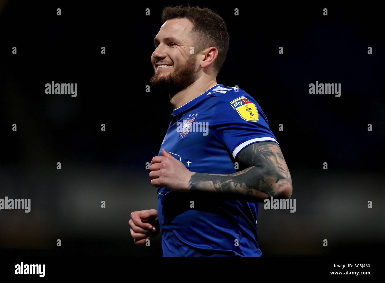 25. Januar 2020, Ipswich, Vereinigtes Königreich: James Norwood aus Ipswich Town wird während des Spiels der Sky Bet League One zwischen Ipswich Town und Lincoln City an der Portman Road gesehen. (Credit Image: © Richard Calver/SOPA Images via ZUMA Wire) Stockfoto