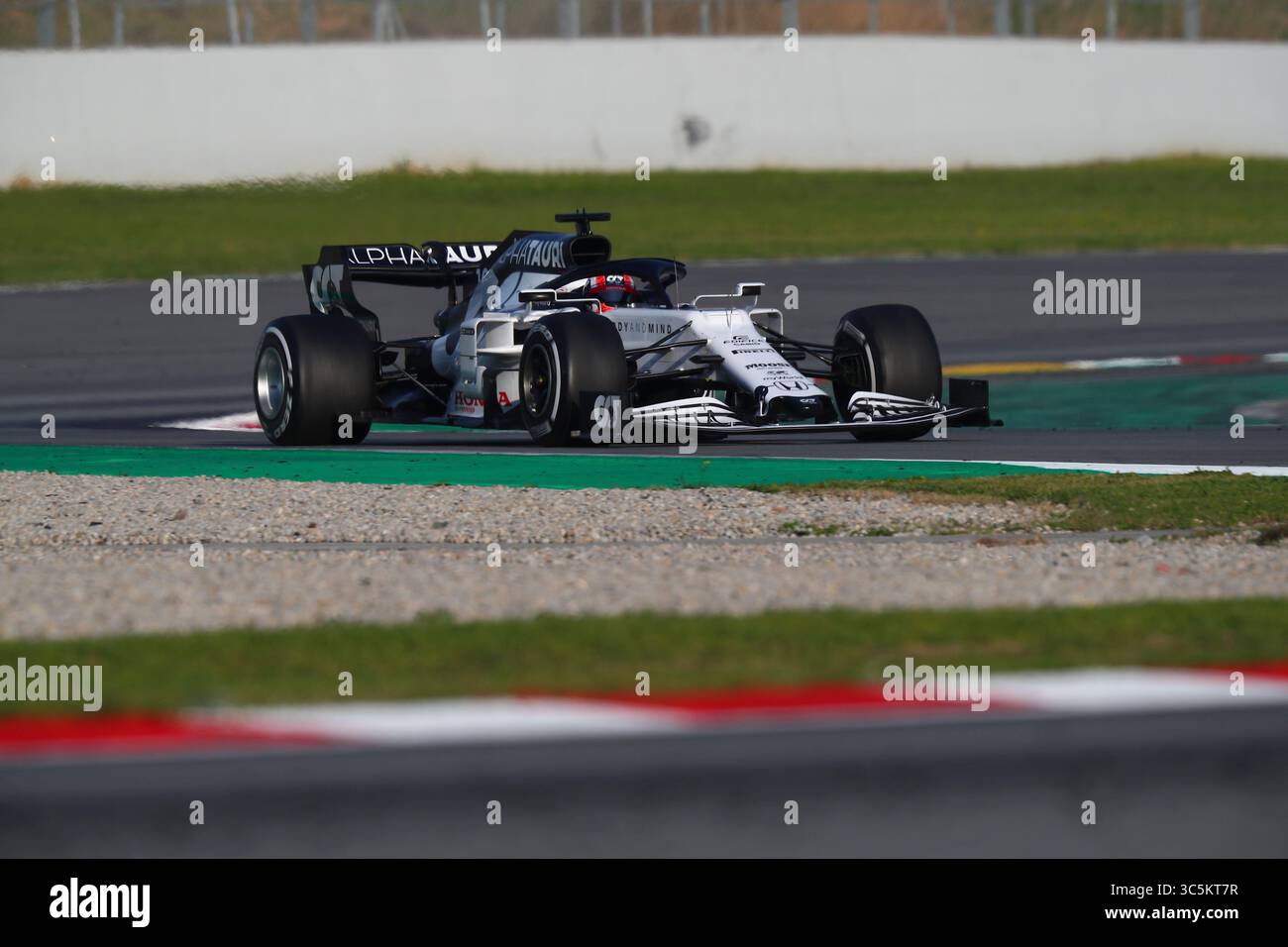 21. Februar 2020, Barcelona, Spanien: #10 Pierre Gasly, Alpha Tauri, Toro Rosso, Honda. Formel-1-Weltmeisterschaft 2020, . (Bild: © Federico Basile/ZUMA Wire/ZUMAPRESS.com) Stockfoto