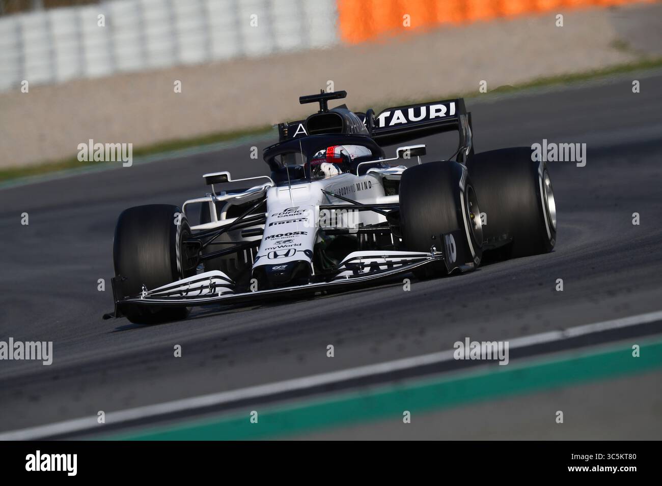 21. Februar 2020, Barcelona, Spanien: #10 Pierre Gasly, Alpha Tauri, Toro Rosso, Honda. Formel-1-Weltmeisterschaft 2020, . (Bild: © Federico Basile/ZUMA Wire/ZUMAPRESS.com) Stockfoto