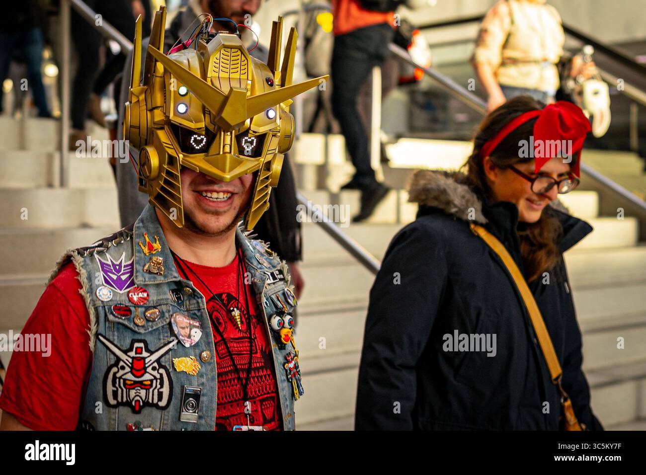 Februar 2020, Chicago, Illinois, USA: Betrüger verlassen C2E2 zur Schließzeit (Bild: © Chris Riha/ZUMA Wire) Stockfoto