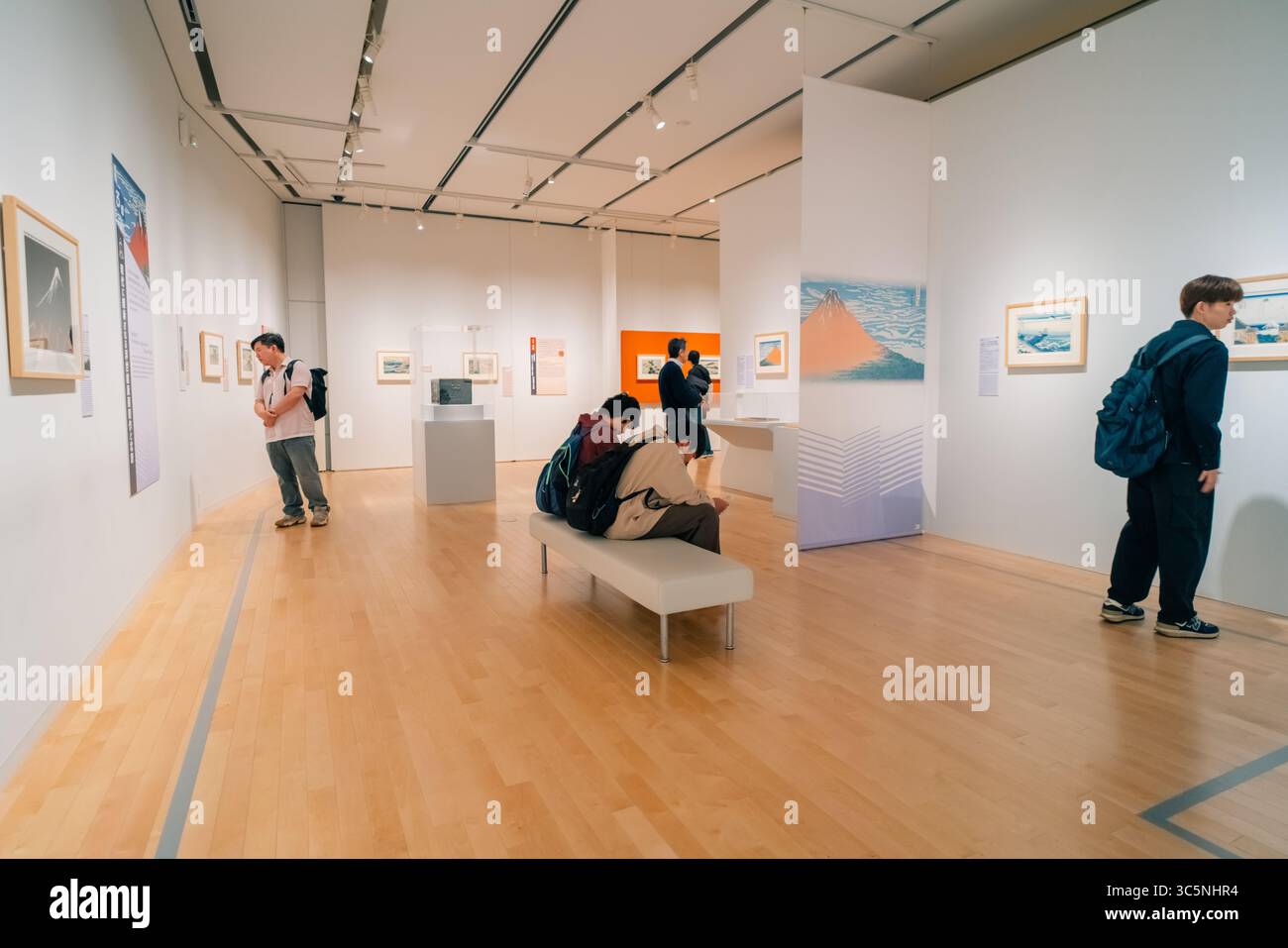Tokio, Japan - 21. Juni 2025 das Sumida Hokusai Museum mit Exponaten zur Lebenskunst von Katsushika Hokusai in Sumida City, Tokio, Japan. Hoch q Stockfoto
