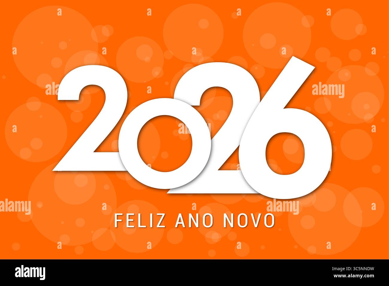 2026 - Happy New Year 2026 Stock Vektor