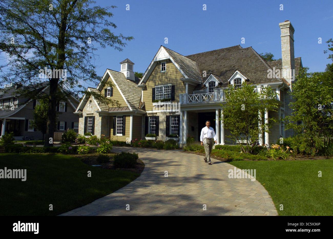 24. Juli 2006, Western Springs, IL, USA: Der Markt für Jumbo-Darlehen schrumpft, da einige Hypothekarkreditgeber mit einer Liquiditätskrise konfrontiert sind. (Kreditbild: © TNS via ZUMA Wire) Stockfoto