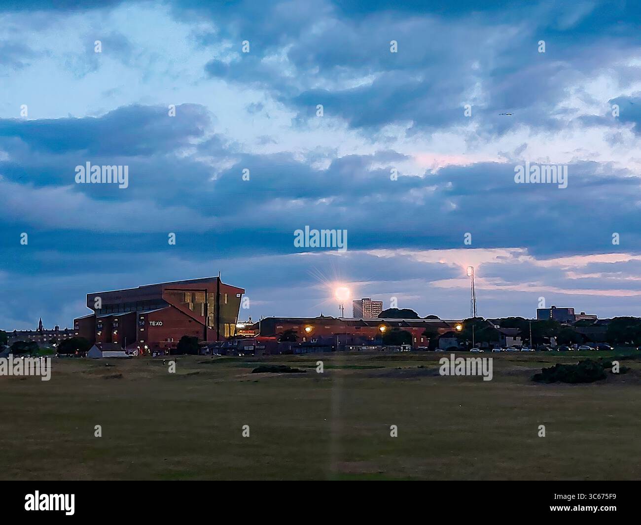 Das Pittodrie Stadium ist das Heimstadion des Aberdeen Football Club in Schottland Stockfoto