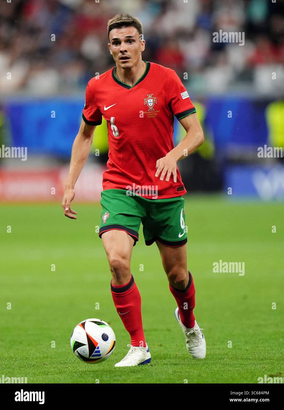 Aktenfoto vom 01.07.2024 des portugiesischen Joao Palhinha. Tottenham hat Gespräche mit Bayern München über die mögliche Kreditunterzeichnung von Joao Palhinha aufgenommen, wie die Nachrichtenagentur PA versteht. Ausgabedatum: Donnerstag, 31. Juli 2025. Das Foto sollte Bradley Collyer/PA Wire lauten. Stockfoto