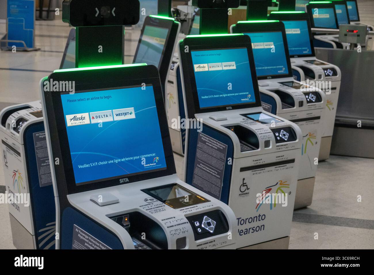 Toronto Pearson International Airport in Mississauga Ontario Kanada Stockfoto