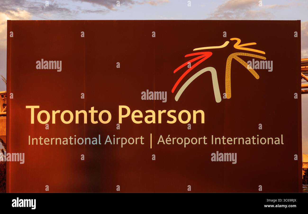 Toronto Pearson International Airport in Mississauga Ontario Kanada Stockfoto
