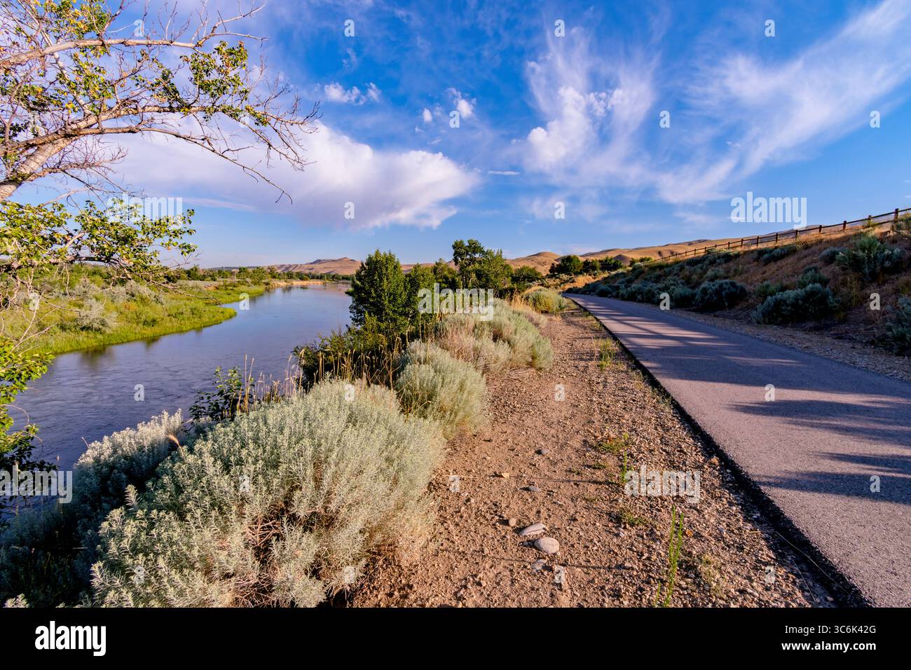 Boise River Greenbelt Stockfoto