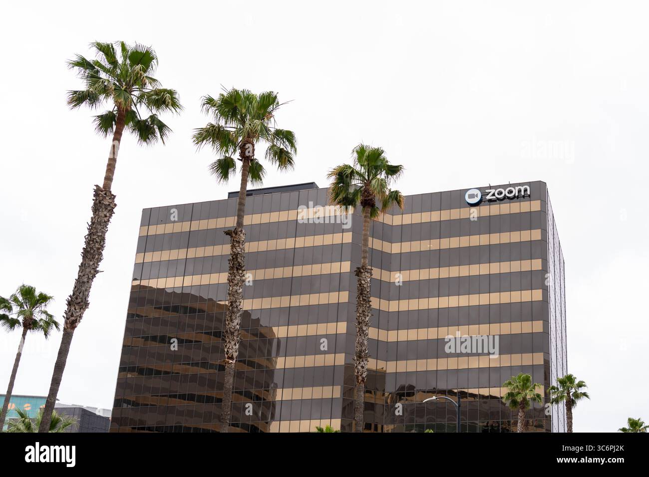 Zoom Hauptsitz in San Jose, Kalifornien, USA Stockfoto