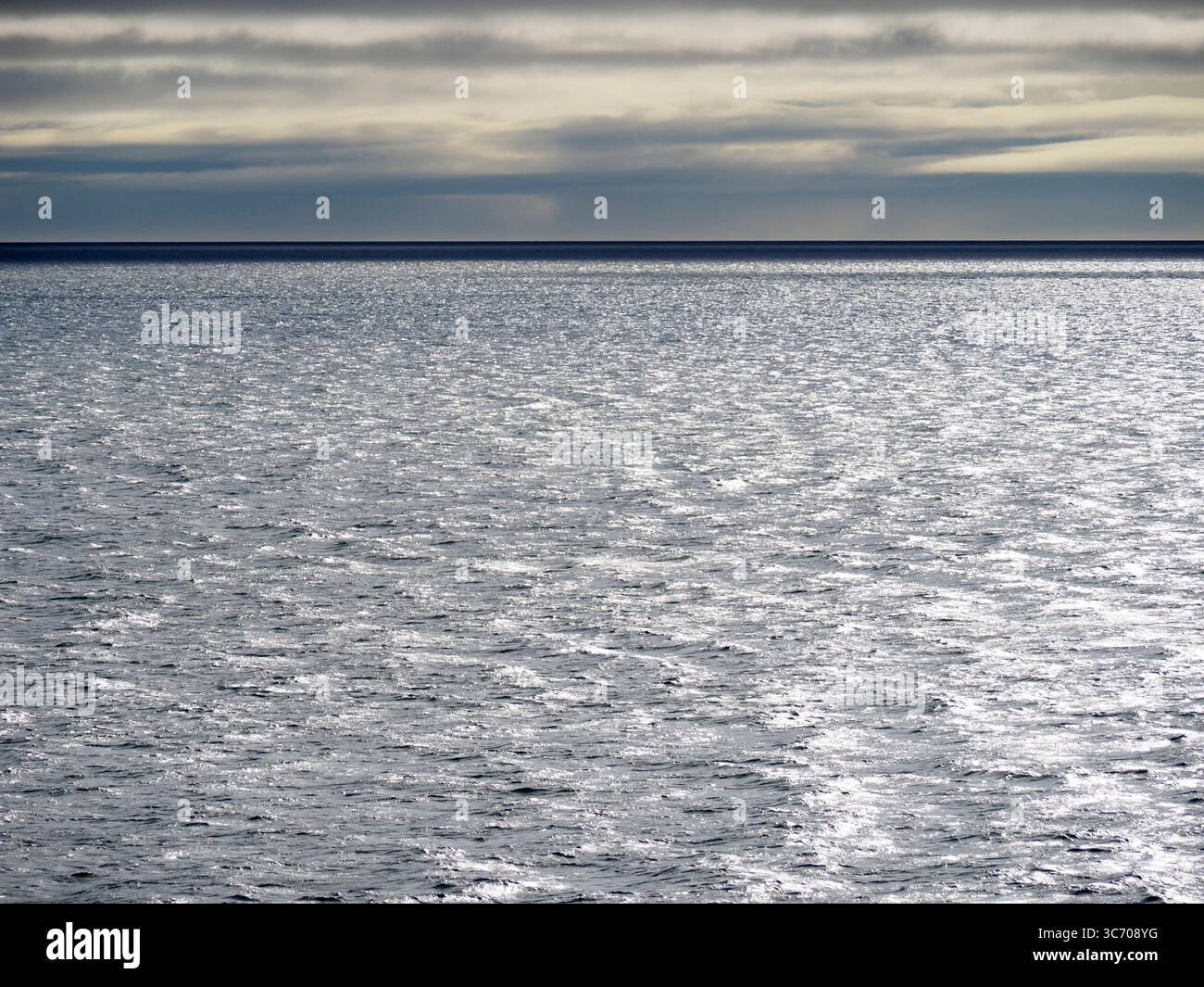 Meer und Himmel, Rosslare, Irland Stockfoto