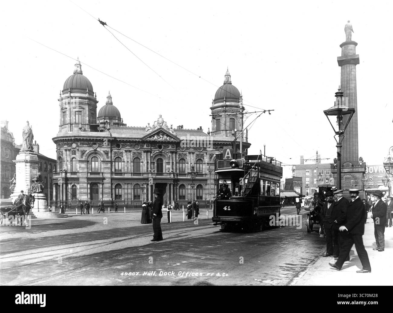 Hull, Dock Offices, East Riding, Yorkshire 1905 Stockfoto