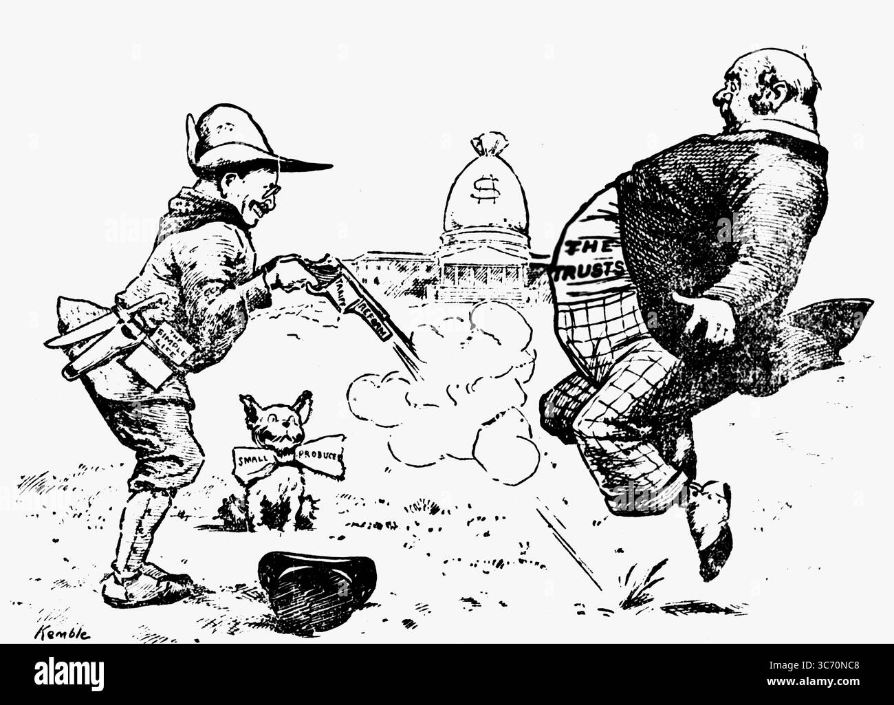 "DEN ALTEN JUNGEN NERVÖS MACHEN." New York Herald, Freitag, 30. Dezember 1904. Stockfoto