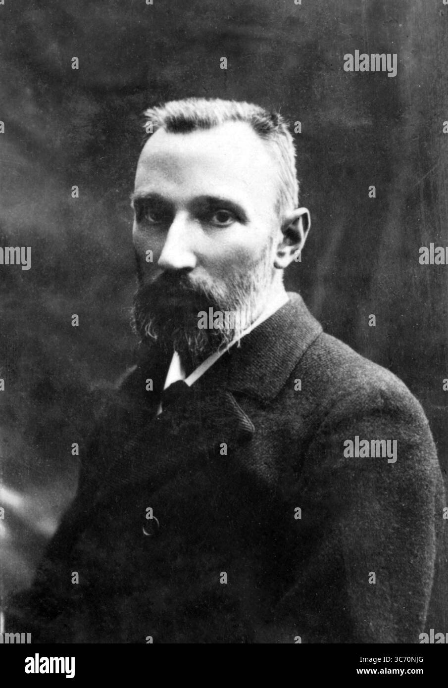 Pierre Curie (* 15. Mai 1859 bis 19. April 1906) war ein französischer Physiker, Pionier in Kristallgrafie, Magnetismus, Piezoelektrizität und Radioaktivität. 1903 teilte er mit seiner Frau den Nobelpreis für Physik in Anerkennung der außergewöhnlichen Verdienste, die sie durch ihre gemeinsamen Forschungen zu den Strahlungsphänomenen erbrachten. ©TopFoto Stockfoto