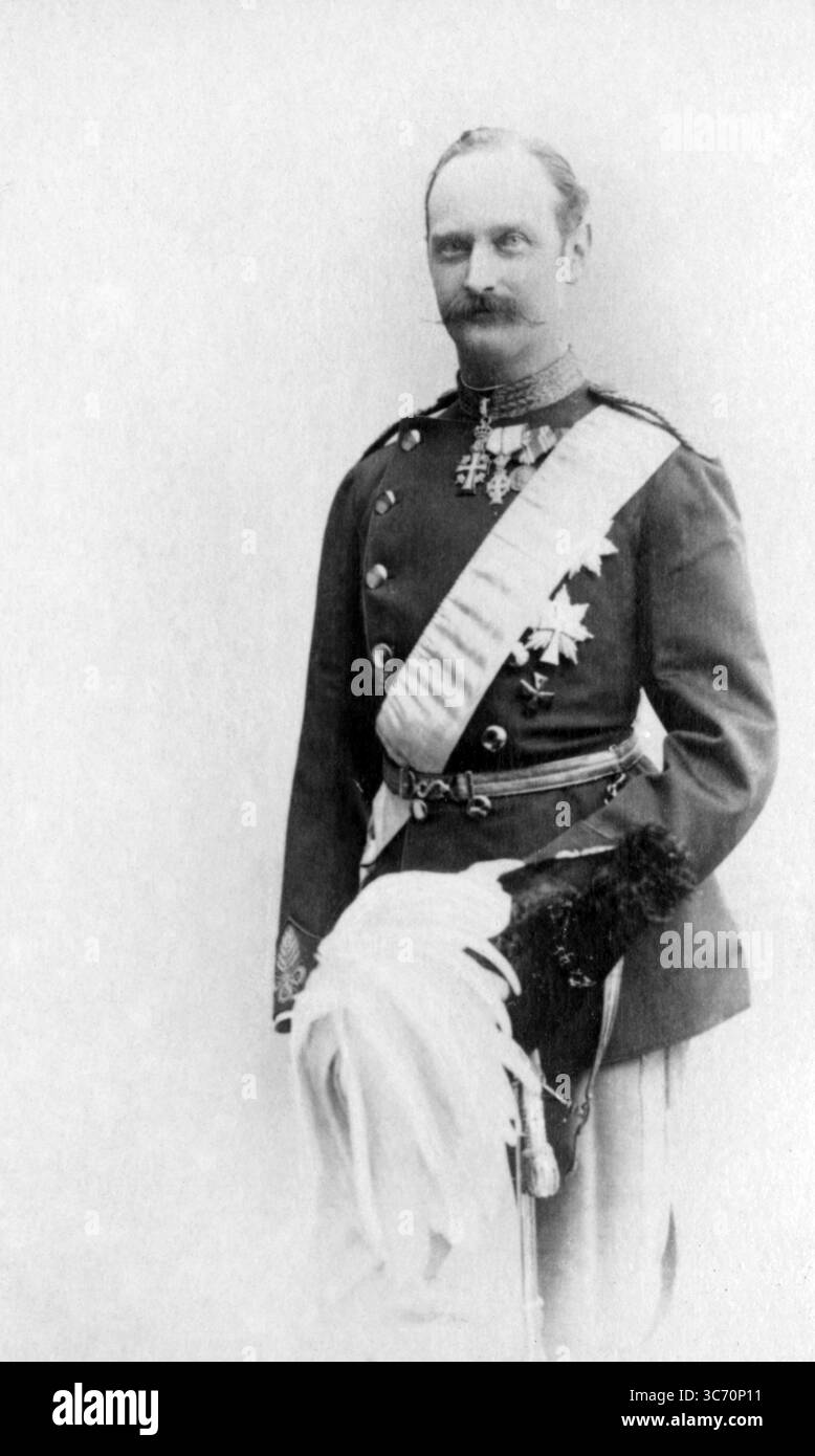 Friedrich Prinz Königlich von Danemark - Prinz von Dänemark - Schleswig-Holstein-Sonderburg-Glücksburg (von), Friedrich Prinz von Danemark. Geboren am 3. Juni 1843 in Kopenhagen starb am 14. Mai 1912 in Hamburg. ©2007 TopFoto Stockfoto