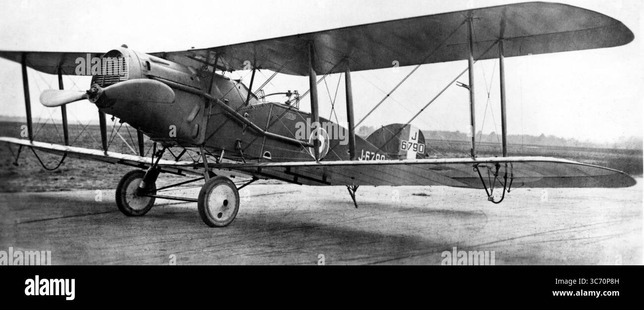 Bristol F2B-Kämpfer. Rolls Royce Falcon III-Motor mit 275 ps. Zweisitziges Corps-Aufklärungsbiplane. F2B Mk II Teil des ersten Produktionsauftrags nach dem Ersten Weltkrieg (1919) mit 215 Flugzeugen. Diese Maschine J/790 wurde 1939 zur G-ACCG und wurde verschrottet Stockfoto Bristol F2B-Kämpfer. Rolls Royce Falcon III-Motor mit 275 ps. Zweisitziges Corps-Aufklärungsbiplane. F2B Mk II Teil des ersten Produktionsauftrags nach dem Ersten Weltkrieg (1919) mit 215 Flugzeugen. Diese Maschine J/790 wurde 1939 zur G-ACCG und wurde verschrottet Stockfoto
