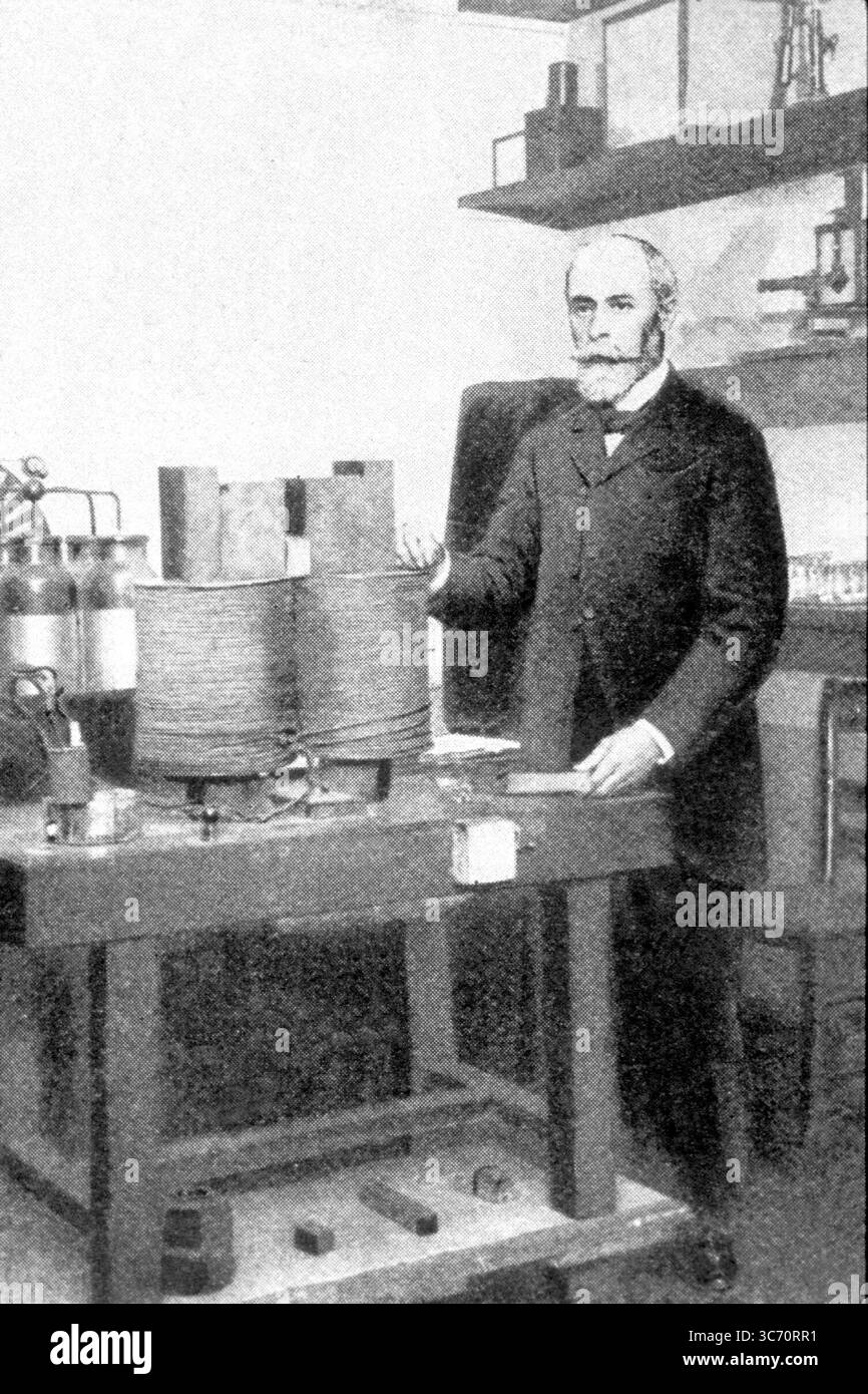 Antoine Henri Becquerel 1852-1908 Entdecker der Radioaktivität gewann 1903 den nobelpreis Stockfoto