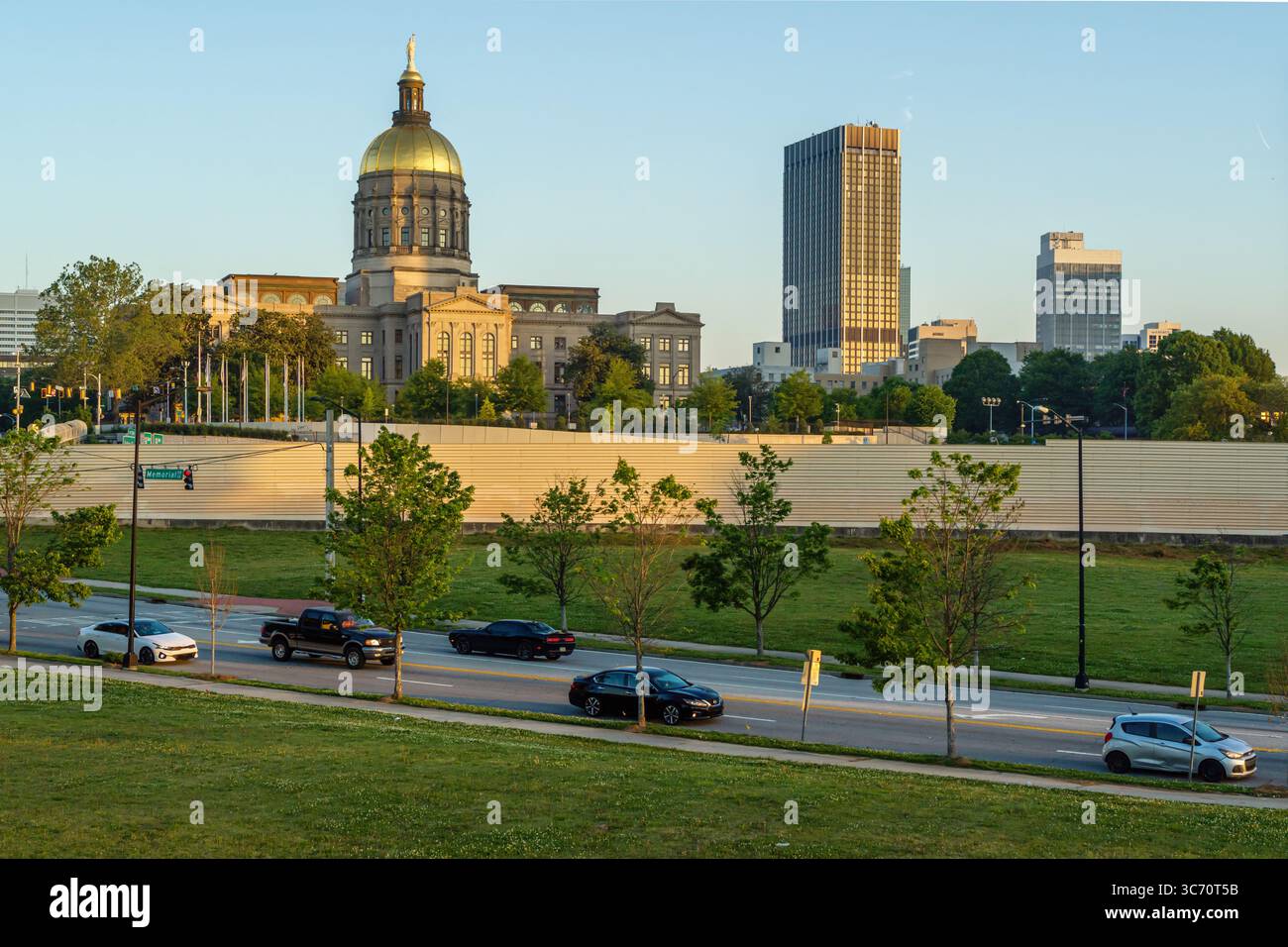 Georgia State Capitol in Downtown Atlanta Stockfoto