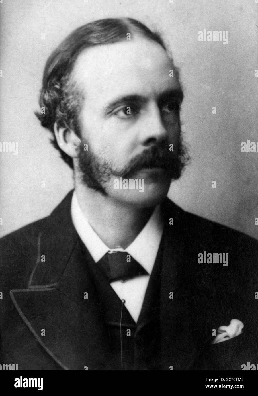 James Arthur Balfour – Arthur James Balfour, 1. Earl of Balfour, KG, OM, PC (* 25. Juli 1848 bis 19. März 1930) war ein britischer Politiker und Staatsmann der Konservativen und von 1902 bis 1905 Premierminister. Später verfasste er als Außenminister die Balfour-Erklärung von 1917, die die Errichtung einer jüdischen Heimat in Palästina unterstützte. ©2007 TopFoto Stockfoto