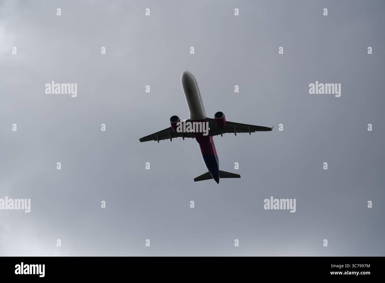 Wizz Air Airbus A321 - Birmingham International Airport Stockfoto