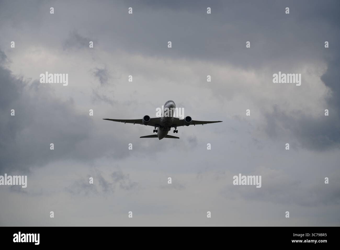 Qatar Airways Boeing 787 - Birmingham International Airport Stockfoto