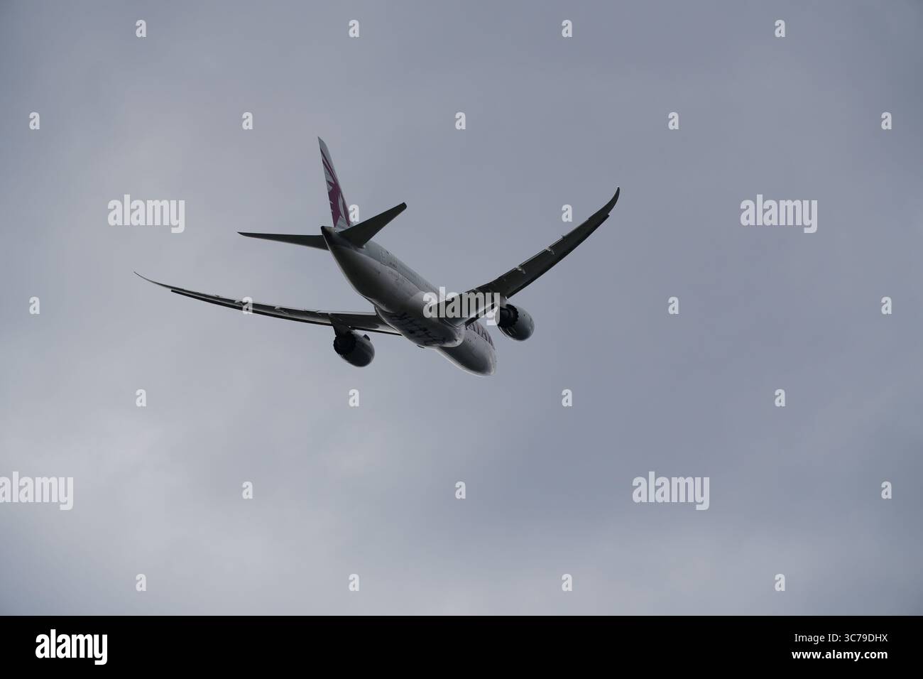 Qatar Airways Boeing 787 - Birmingham International Airport Stockfoto
