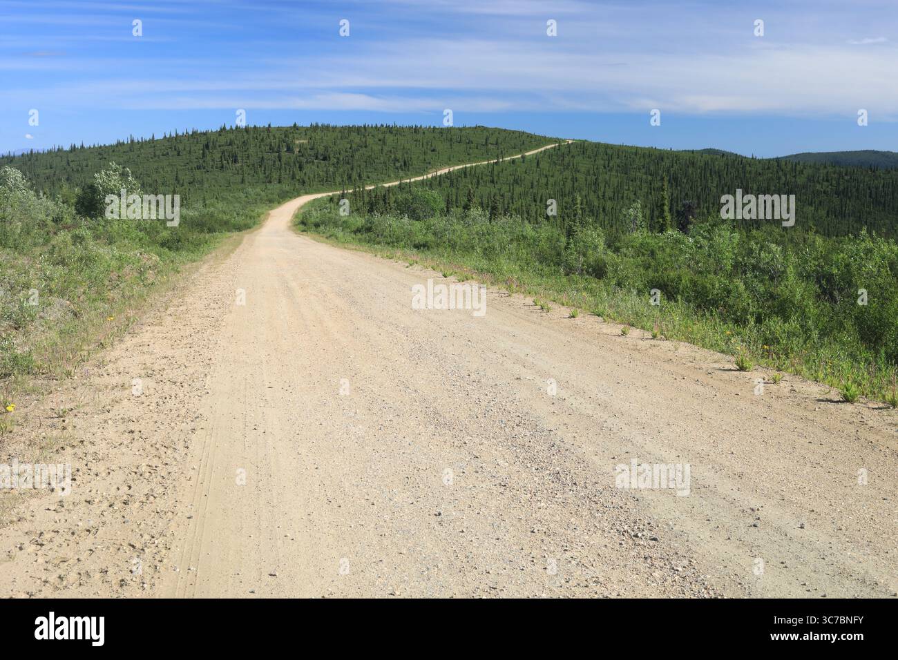 Straße nach Eagle Stockfoto