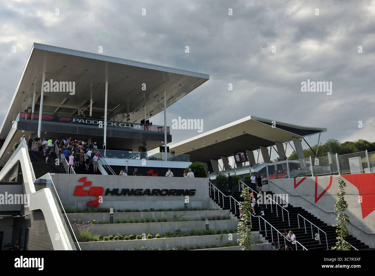 Budapest, Ungarn. August 2025. Circuit-Atmosphäre - Paddock Club. 02.08.2025. Formel-1-Weltmeisterschaft, Rd 14, Großer Preis Von Ungarn, Budapest, Ungarn, Qualifizierender Tag. Das Foto sollte lauten: XPB/Alamy Live News. Stockfoto