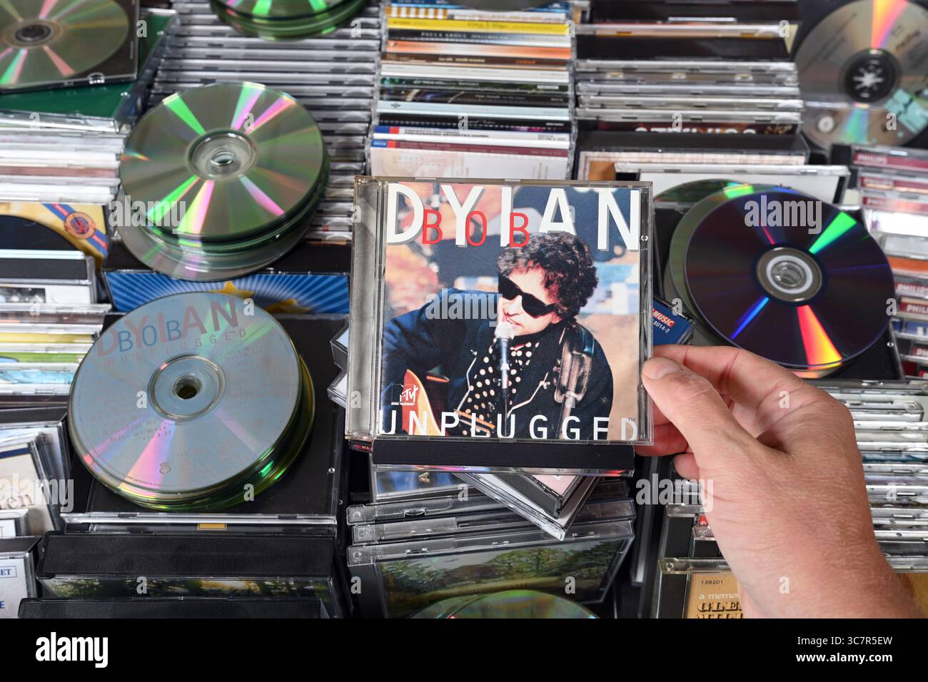 CD Album: Bob Dylan - MTV Unplugged Stockfoto
