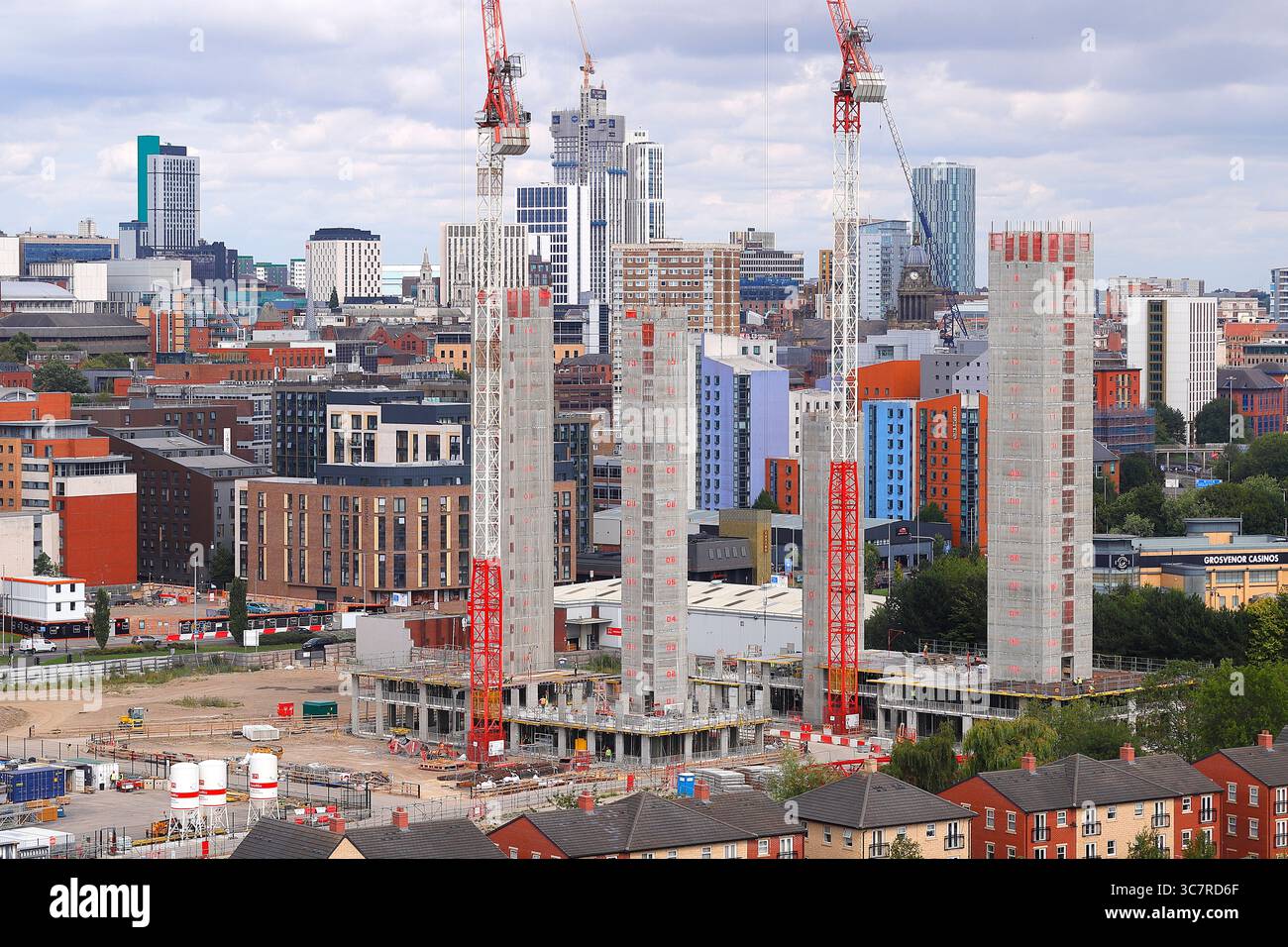 Entwicklungsstandort Dyecoats an der Kirkstall Road in Leeds Stockfoto