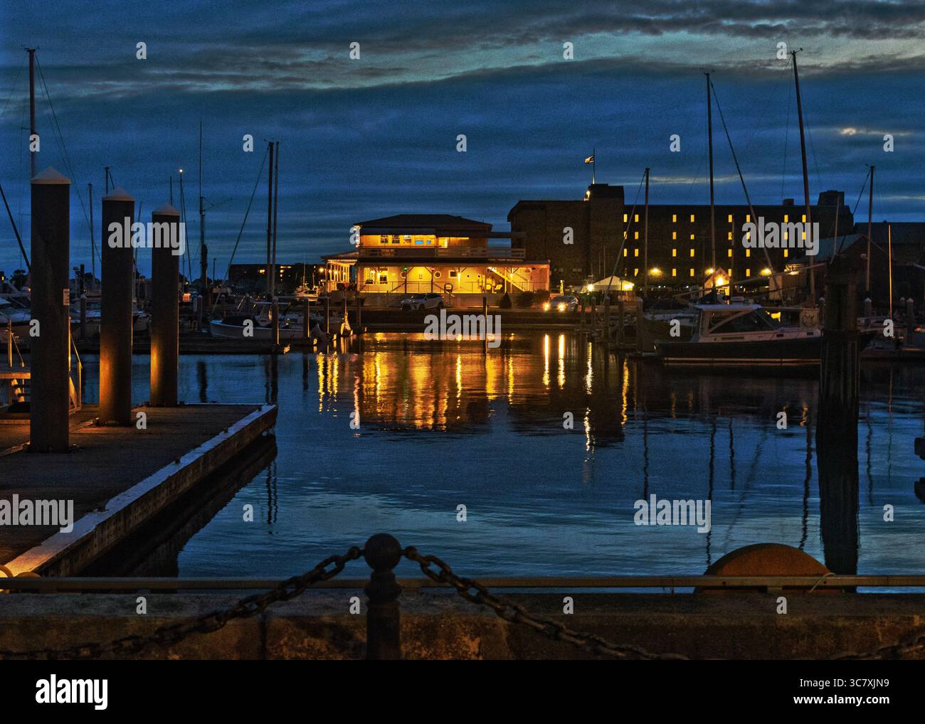 Newport. Evening Streets, Massachusetts, New England, USA Stockfoto