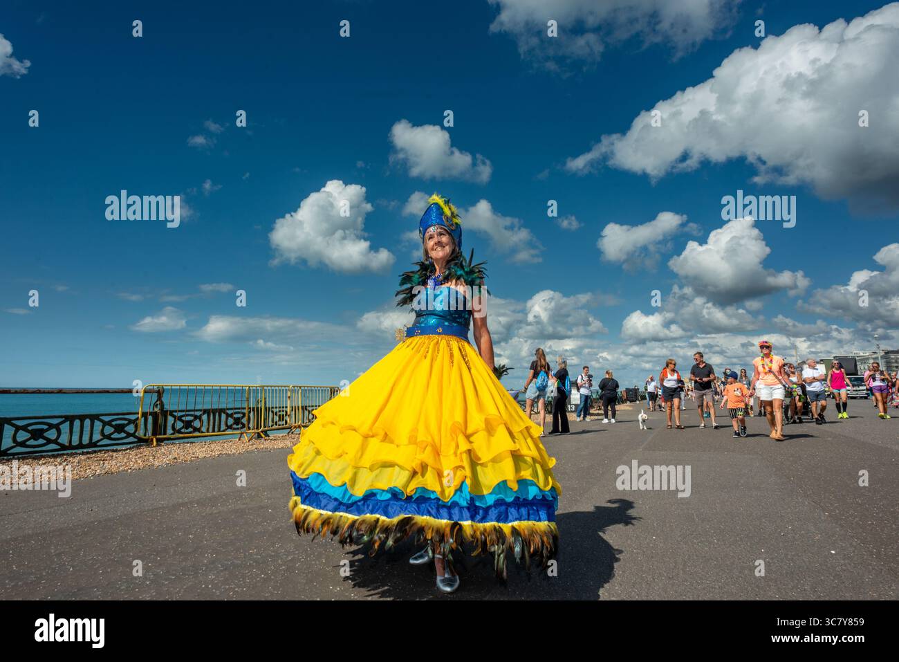 Brighton, 2. August 2025: Die jährliche Pride-Parade in Brighton heute Nachmittag Stockfoto