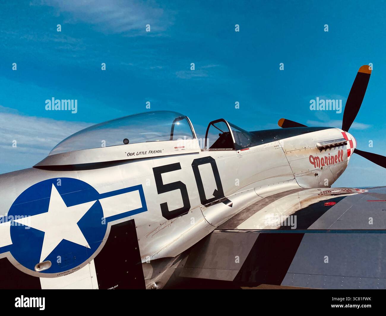 P51 amerikanischer Mustang Stockfoto