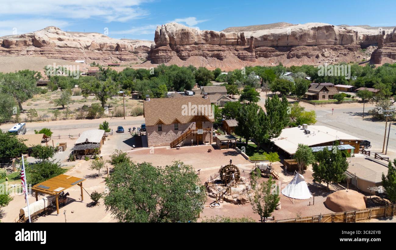 Bluff Fort Historic Site, Bluff, Utah Stockfoto